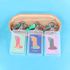 1 Piece Cute Dinosaur Transparent Card Cover Cartoon Student Meal Card Certificate Card Bus Card Protection Cover