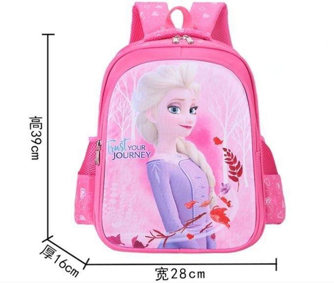 Frozen Journey 3D PVC High Quality School Bag Backpack-L-42CM; M- 38CM