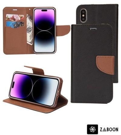 Protective Case Cover For iPhone 14 Pro Max Mercury Contrast Color Splicing Leather