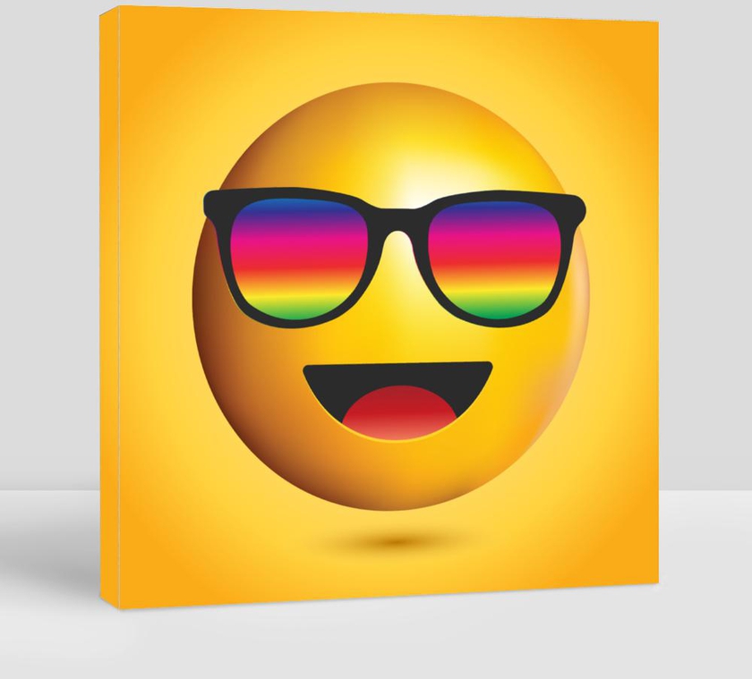 Happy Emoji With Sunglasses