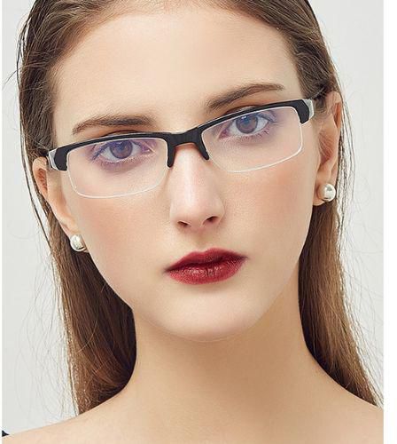 Women Finished Myopia Glasses Men's Half-rim Nearsighted Glasses Short ...