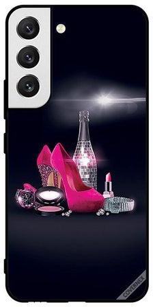 Protective Case Cover For Samsung Galaxy S22 5G Shoes and Makeup Items