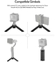 Generic MT-05 Mini Desk Tripod Stand with 1/4 Inch Screw for Camera Smartphone Action Camera Stabilizer Selfie Video Recording Live Stream