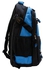حقيبة ظهر مدرسية من البوليستر أسود/أزرق