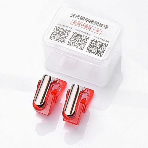 Generic Stylish Mini Eats Chicken Artifacts Survival Stimulation Battlefield Mobile Game Handles -Red