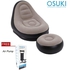 Osuki Japan Quality Inflatable Air Sofa (Grey)