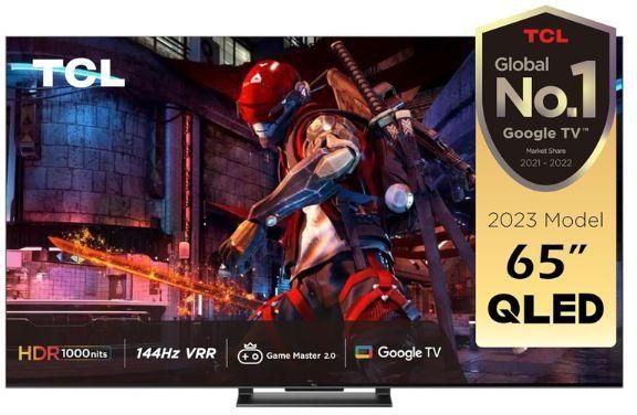 TCL 65 Inch Smart Google TV | 4K QLED | Android | 65C745