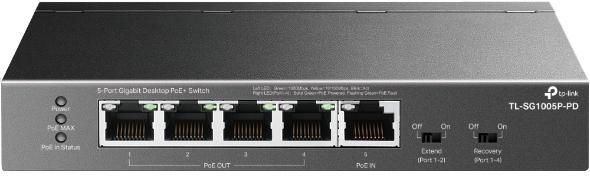 Tp-Link TL-SG1005P-PD 5-Port Gigabit Desktop PoE+ Switch