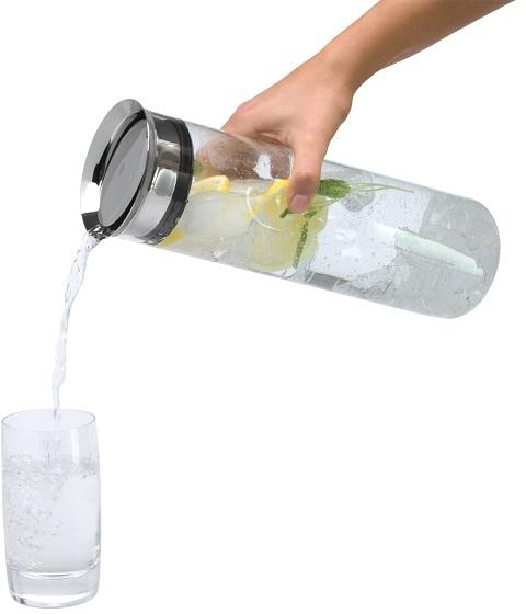 إناء ماء مع غطاء ستانلس ستيل، 1.25 ليتر، موشن، دبليو إم إف