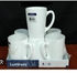 Luminarc Plain White Tea Coffee Mug Cup - Set Of 6This mugs/cups are comfortable, practical and diverse in shape. Due to its technical characteristics and the ability to retain hea