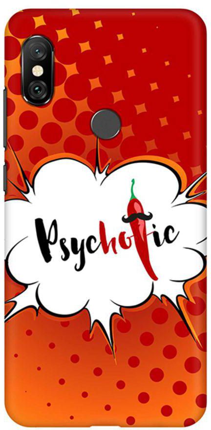 Matte Finish Slim Snap Basic Case Cover For Xiaomi Redmi Note 6 Pro Psychotic
