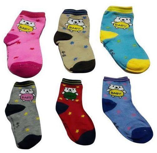 Lovely Colourful Children's Socks - 6 Pairs