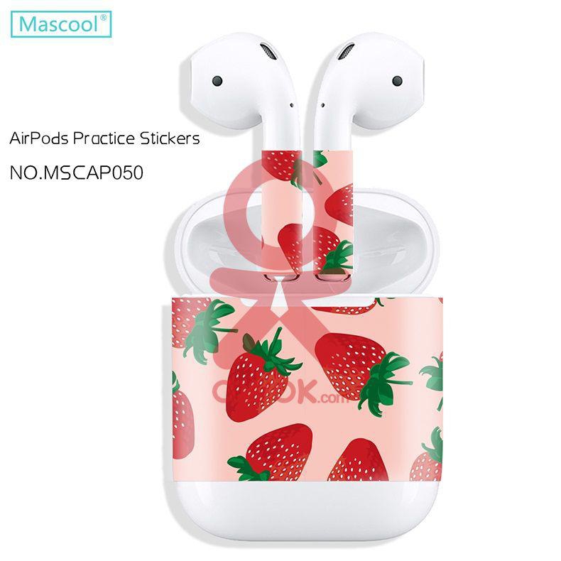 Mascool Protective Vinyl Skin Decal Sticker For Apple AirPods, MSCAP(050)