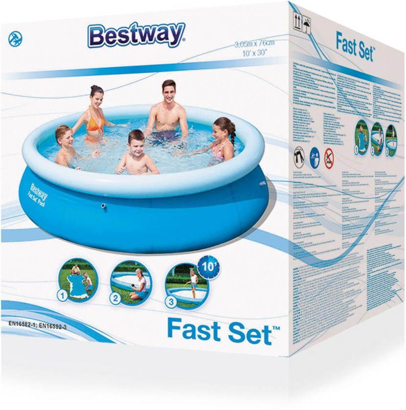 Bestway Fast Set Inflatable Round Pool Set