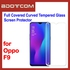 Bdotcom Full Covered Curved Tempered Glass Screen Protector for Oppo F9 (White)