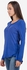 Ravin Full Sleeves Solid T-Shirt - Blue