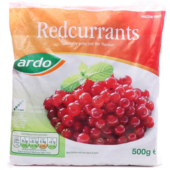 Ardo Frozen Redcurrants 500g