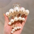 3Pcs Hair Claw Clips for Women,LYDZTION Pearl Claw Hair Clips Non Slip Hair Clip Jaw Clips Styling Accessories for Women Girls