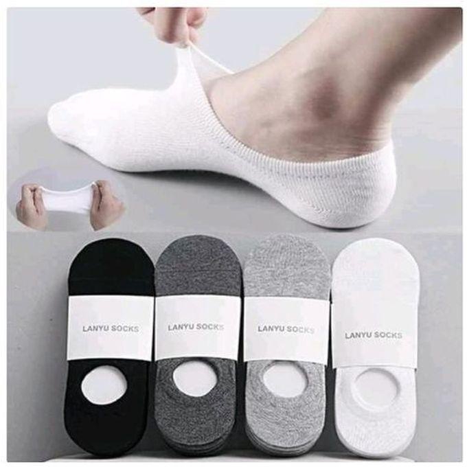 Fashion 3Pairs Invisible No Show Non-slip Liner Socks 6PCS