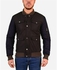 Town Team Buttoned Elastic Jacket - Black