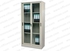 Rexel Filing Cupboard, 185x90.1x44.5 cm, Sliding Glass Door, Beige