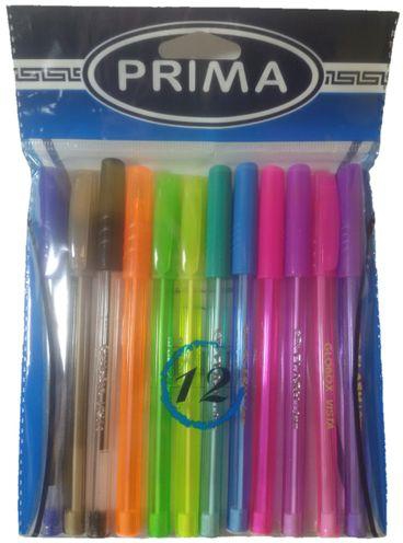 Prima Colored Pen Set - 12 Pcs