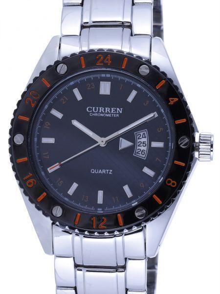 Curren Men's Black Dial Stainless Steel Band Watch [M8068]