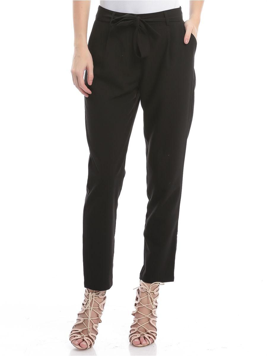 ONLY Black Slim Fit Trousers Pant For Women