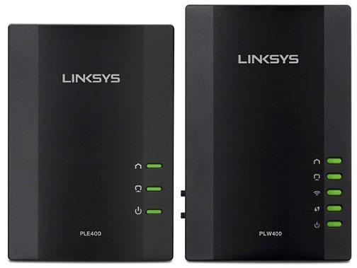 Linksys Power Line Wired and Wireless Network Expansion Kit - PLWK400-ME
