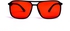 Vegas Men's Sunglasses V2039 -Red