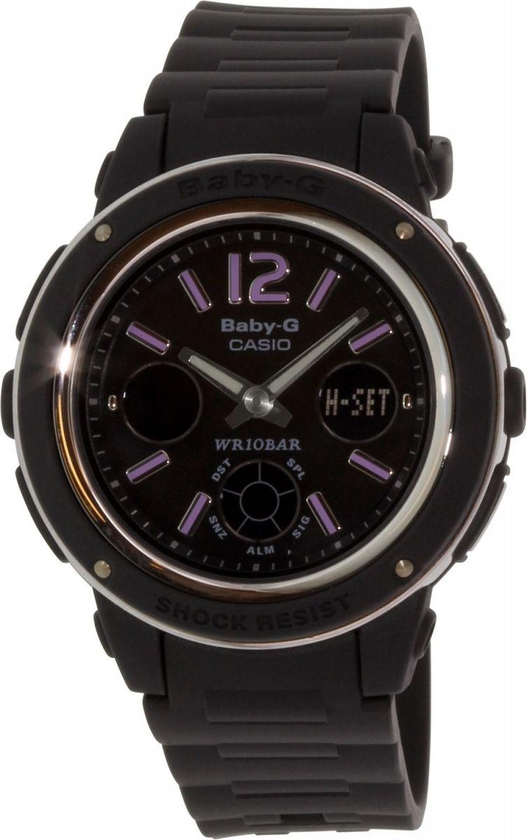 Casio Baby-G for Women - Analog-Digital Resin Band Watch - BGA-150-1B