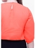 Faballey Curve Oomphy Blouson Dress Coral XL