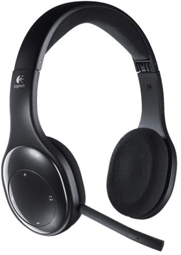 Logitech 981-000337 On-Ear Wireless/Bluetooth HEADSET H800 , Black