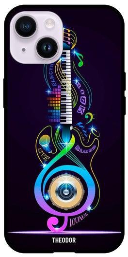 Protective Case Cover For Apple iPhone 14 6.1" 2022 Music Guitar