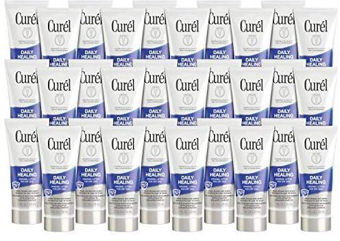 Curél Daily Healing Dry Skin Lotion, Hand and Body Moisturizer, 1 fl Ounce Travel Size, Mini size, 30-pack, with Advanced Ceramide Complex, helps to Repair Moisture Barrier
