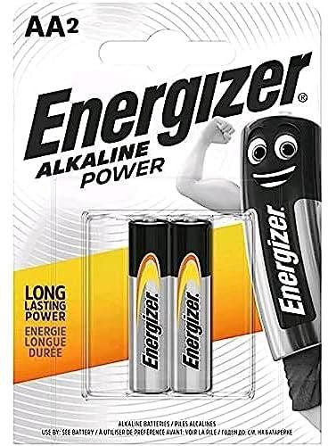 Energizer power AA2 Alkaline Batteries Pack of 2 1.5V