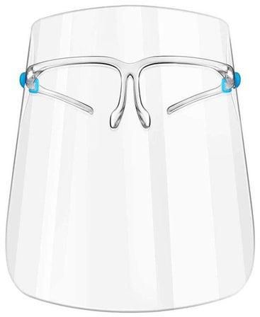 Reusable Face Shield Wearing Glasses Face Visor Transparent Anti-Fog Protect Eyes And Face