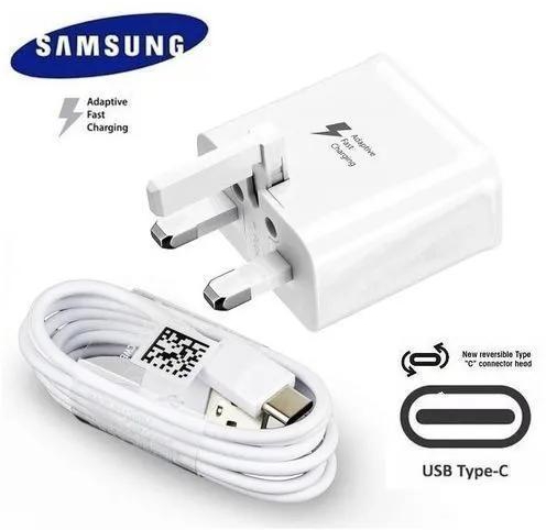 Samsung 15W Galaxy TYPE C FAST Charger FOR S10+ S8 A10s A20s A30s Note 10 Plus And Lite / S20 / S20+ / S20 Ultra / S10 Lite / S10 / S10 Plus /S10e / S8 / S8 Plus / S8 Active / S9 /