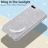 Silicone Case Cover For Iphone 7 Plus ( Silver Glitter Case)