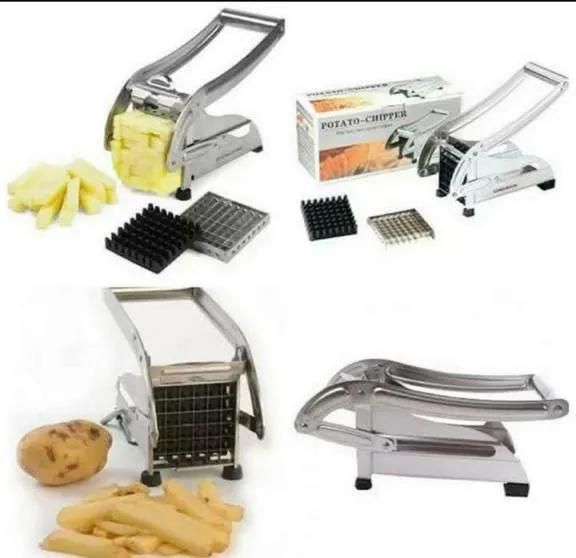 Generic Metallic Stainless Chips Cutter/ Slicer suitable in cutting  Potato, Onion, Carrot, Beat, Tomato, Cucumber, & Fruits look no further because with this your work is made eas
