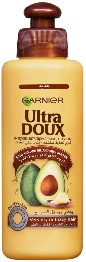 Garnier, Ultra Doux, Leave-In Cream, Intense Nourishment, With Avocado Oil & Shea Butter - 200 Ml