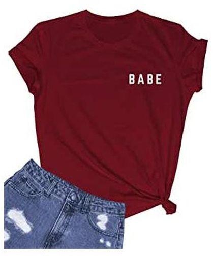 Babe Ladies Quality Roundneck Printed T-shirt