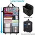 THE WHITE SHOP Expandable Extra Large Travel Oxford Duffel Bag with Wheels Waterproof Lightweight Traveling Foldable Suitcase
