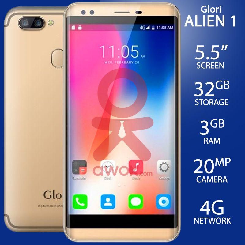 Glori Alien 1, 4G Dual Sim, 32GB, 6.0" IPS, Gold