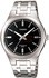 Casio Men's Round Case Silver Stainless Steel Casual Watch (MTP-1310D)
