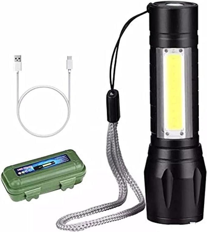 LED Metal Lantern, Portable, Rechargeable, Zoomable And Waterproof With Batteries Included, Very Suitable For Camping And Emergency