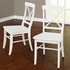 Dove Lacquered 6-Chair Dining Set, White - DR1082