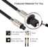 3m OD6.0mm Nickel Plated Metal Head Toslink Male To Male Digital Optical Audio Cable