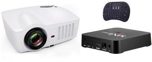 Gb1811 4000 Lumens Portable Projector Android Smart Tv Kit With Mouse Keyboard Price From Konga In Nigeria Yaoota