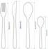MOPSIG طقم أدوات تناول الطعام 16 قطعة. - IKEA